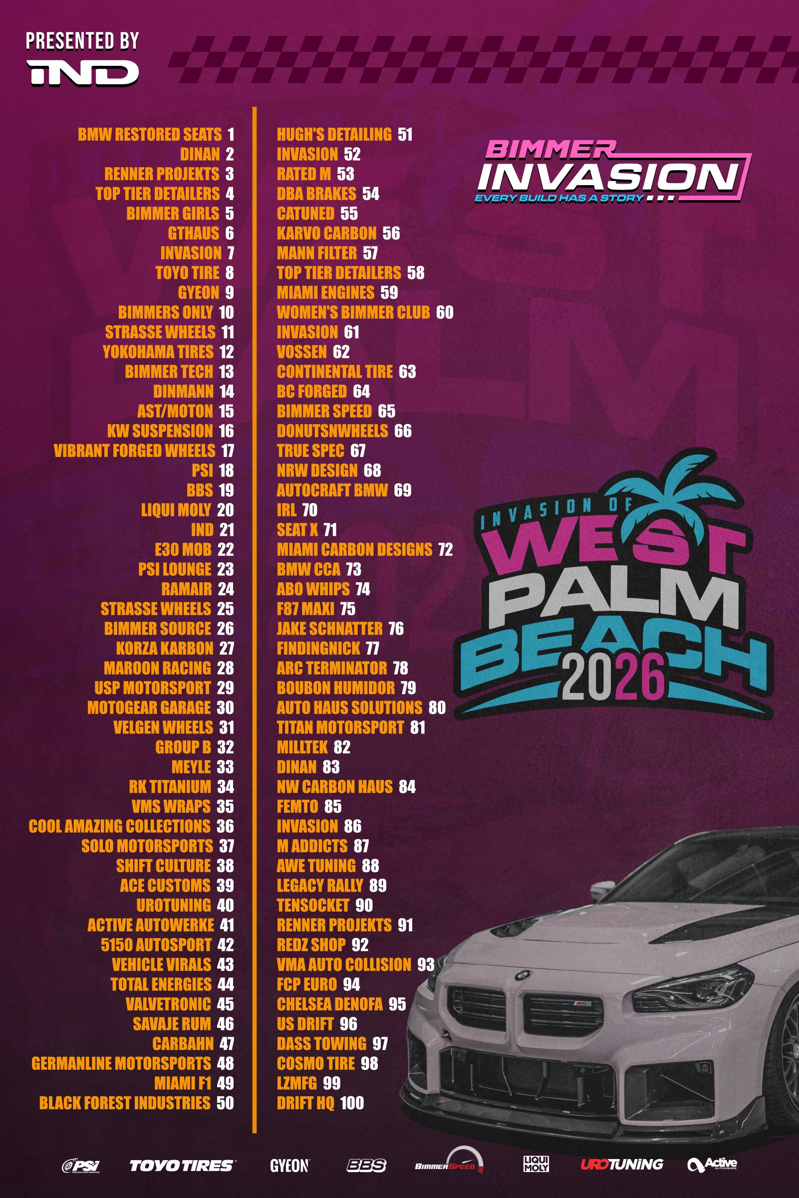 WPB 26 List of Vendors Graphic